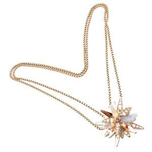 Cartier 18k Rose Gold Limited Edition Diamond Meterore Fractal Pendant Necklace